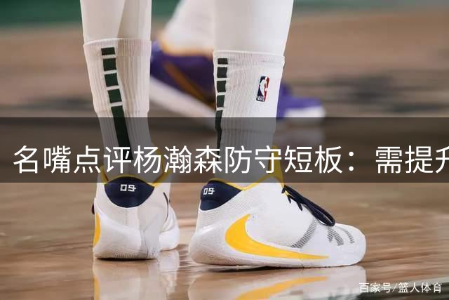 名嘴点评杨瀚森防守短板：需提升防守才能立足NBA